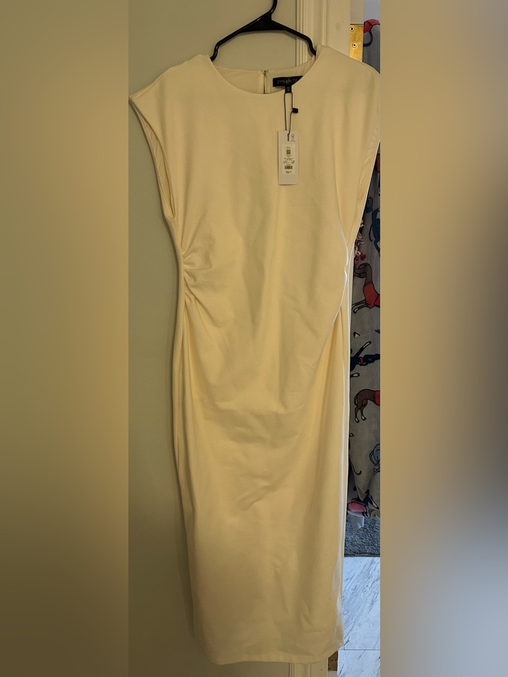SEE DESCRIPTION!!!! - Dynamite Cream Midi Bodycon Dress